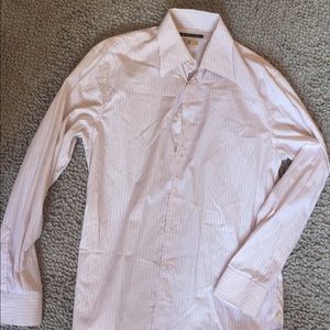 John Varvatos Designer Stripe Long Sleeve Shirt